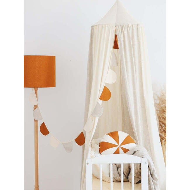 Color-Block Hanging Canopy, Cream Circus - Accents - 2