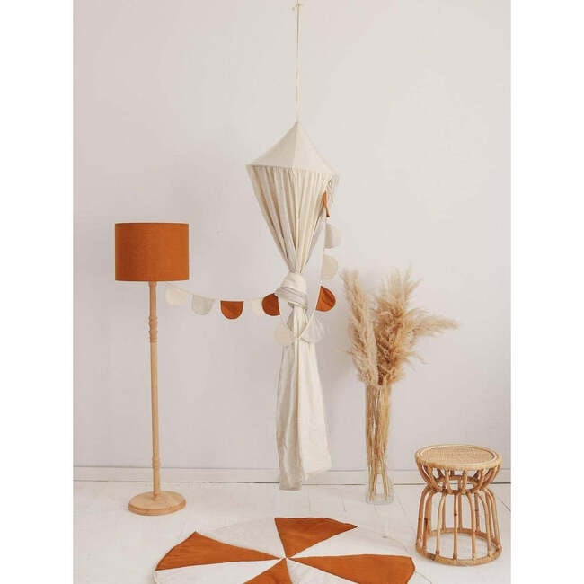 Color-Block Hanging Canopy, Cream Circus - Accents - 4