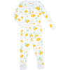 Sweet Amalfi Lemons Pajamas Set,  Yellow - Pajamas - 1 - thumbnail