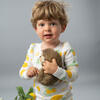 Sweet Amalfi Lemons Pajamas Set,  Yellow - Pajamas - 2