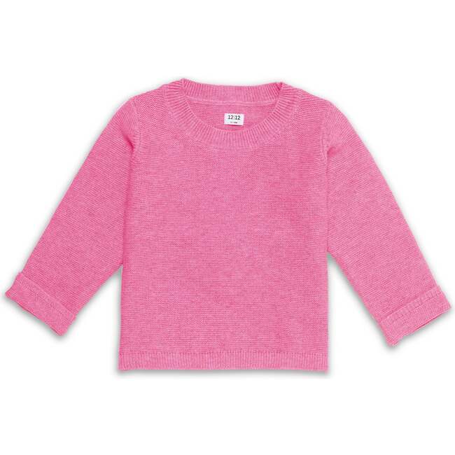The Garter Stitch Sweater, Malibu Pink