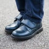 George School Shoes, Navy - Dress Shoes - 2