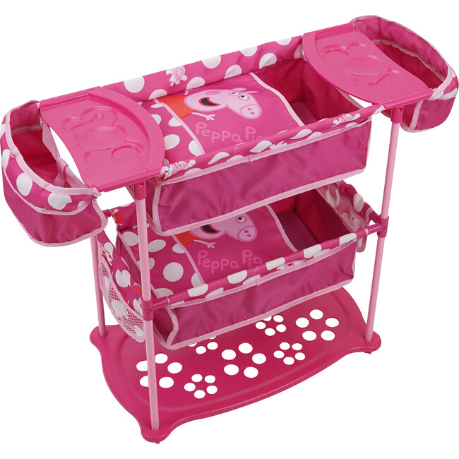 Peppa Pig Doll Twin Care Station - Pink & White Dots
