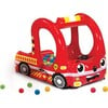 Banzai Rescue Fire Truck Play Center Inflatable Ball Pit -Includes 20 Balls - Outdoor Games - 1 - thumbnail