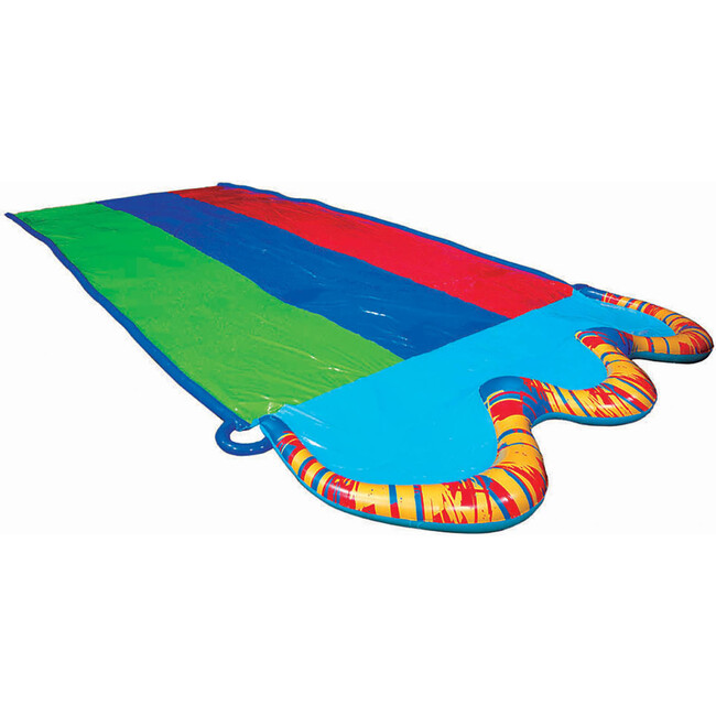 Banzai Triple Racer Water Slide with 3 Body Boards, 16 ft x 82 in