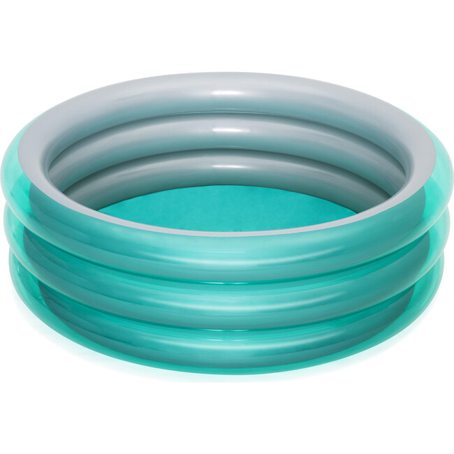 H2OGO! Big Metallic 3-Ring Inflatable Play Pool - 5’7” Diameter