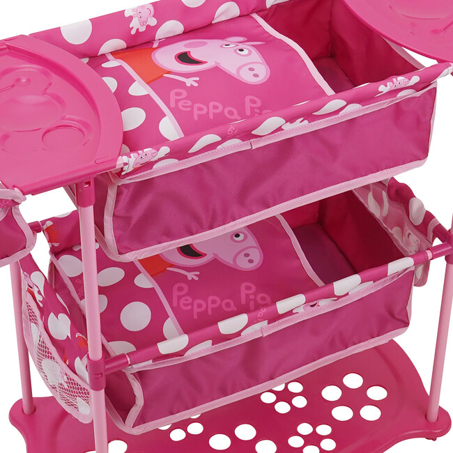 Peppa Pig Doll Twin Care Station - Pink & White Dots - Doll Accessories - 3