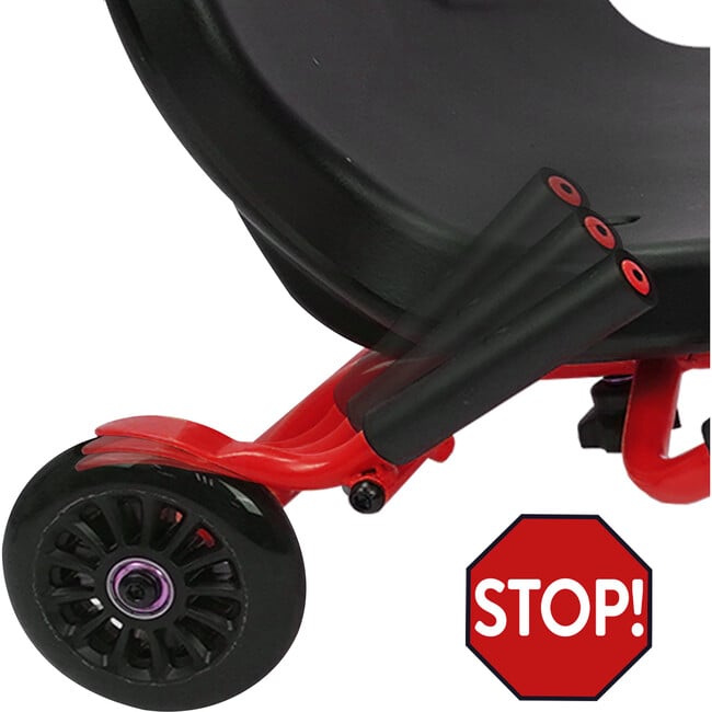 Landshark Ride-On, Red - Outdoor Games - 4