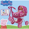 Peppa Pig 7 Piece Baby Classic Doll Pram Set - Pink & White Dots - Doll Accessories - 4