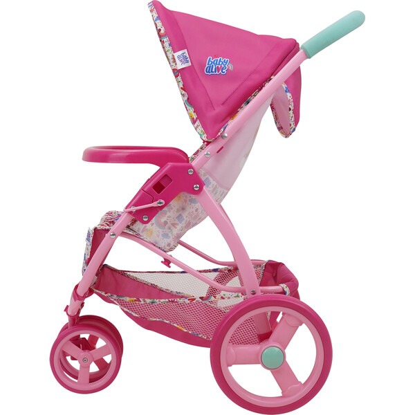 Baby Alive Doll Jogging Stroller Pink Rainbow 509 Crew Limited Dolls Doll Accessories Maisonette