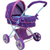 509 Mermaid Doll Pram - Purple & Teal - Doll Accessories - 1 - thumbnail