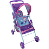 509 Mermaid Twin Doll Stroller - Purple & Teal - Doll Accessories - 2