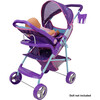 509 Mermaid Doll Travel System Stroller - Purple & Teal - Doll Accessories - 3