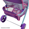 509 Mermaid Twin Doll Stroller - Purple & Teal - Doll Accessories - 4