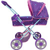 509 Mermaid Doll Pram - Purple & Teal - Doll Accessories - 4