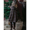 The Dreamy Plaid Dress, Chocolate, Wheat & Camel - Dresses - 3