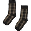 The Dreamy Plaid Sock, Chocolate, Wheat & Camel - Socks - 1 - thumbnail