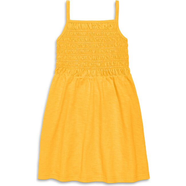 Smocked Tank Dress, Sunflower - Dresses - 1