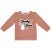 Spooky Babe Halloween Long Sleeve Bamboo Terry Ringer Kids T-Shirt, Pink - T-Shirts - 1 - thumbnail