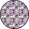 Spooky Cute Halloween Luxury Bamboo Blanket, Purple - Blankets - 2