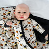 Spooky Cute Halloween Bamboo Convertible Baby Pajama, Beige - Pajamas - 2