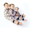 Spooky Cute Halloween Bamboo Convertible Baby Pajama, Purple - Pajamas - 4