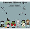 Lucy's Room Where the Monsters Roam Halloween Board Book - Books - 1 - thumbnail