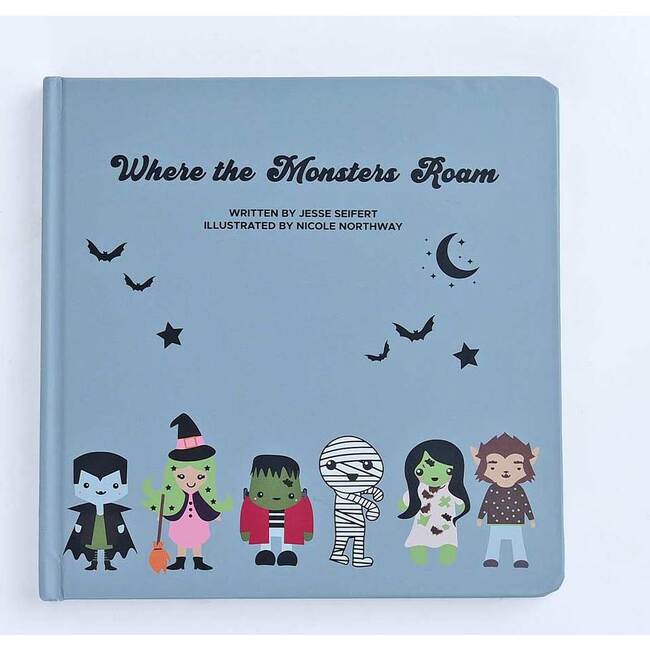 Lucy's Room Where the Monsters Roam Halloween Board Book - Books - 2