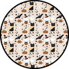 Spooky Cute Halloween Bamboo Long Sleeve Kids Pajama Pants Set, Beige - Pajamas - 6