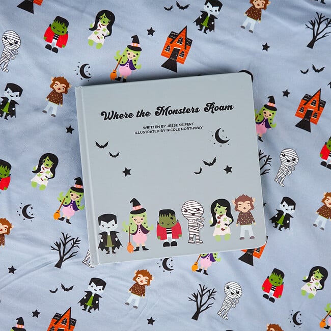 Lucy's Room Where the Monsters Roam Halloween Board Book - Books - 4