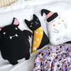 Lucy's Room Bat Halloween Bamboo Pillow, Black - Pillows - 2
