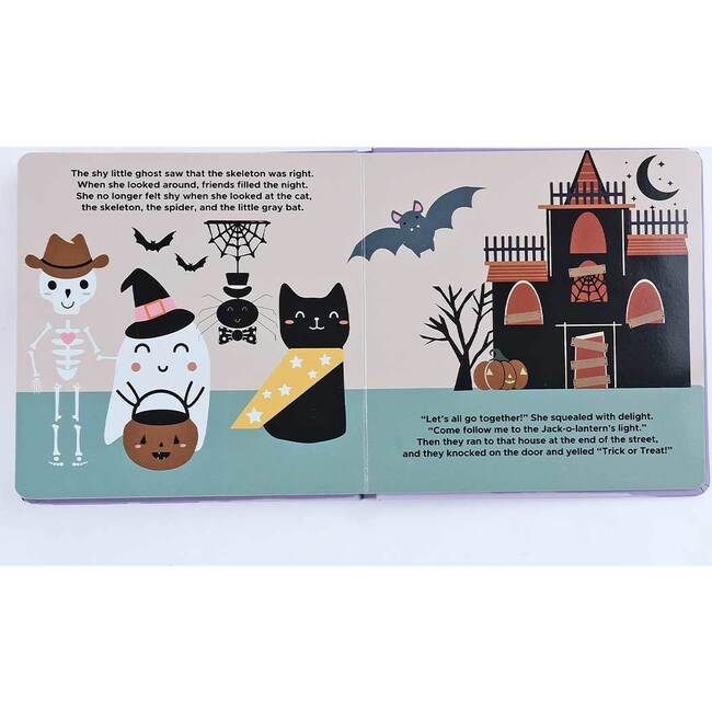 Lucy's Room Shy Little Ghost Halloween Board Book - Books - 3