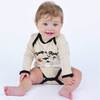 Creep It Real Halloween Long Sleeve Viscose Bamboo Terry Ringer Baby Onesie - Onesies - 2