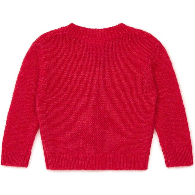 Mini Bernard Red Baby Cardigan - Sweaters - 3