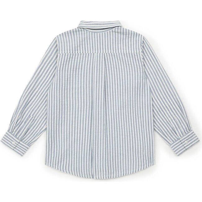 Blue Striped Paname Shirt - Shirts - 2