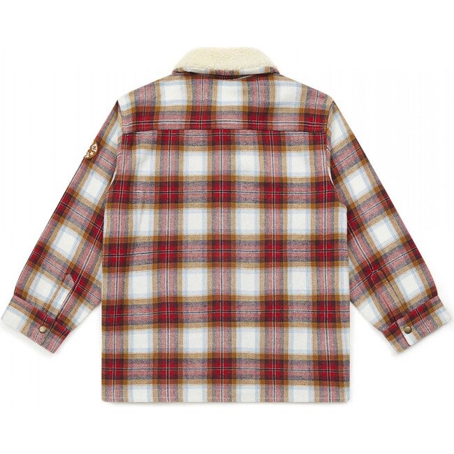 Banane Red Checked Shirt Jacket - Shirts - 2