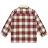 Banane Red Checked Shirt Jacket - Shirts - 2