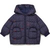 Bonton x Balabala Blue Stars Baby Coat - Coats - 1 - thumbnail