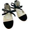 Coco Leather Sandals, Beige and Black - Sandals - 1 - thumbnail