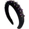 Evangeline Headband, Black - Headbands - 1 - thumbnail