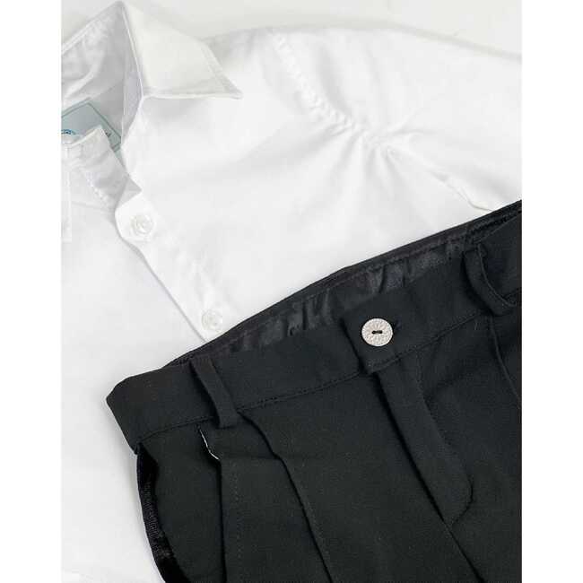 Tuxedo Shirt and Pants Set, Black - Mixed Apparel Set - 3