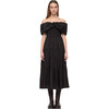 Women's Loren Dress, Black - Dresses - 1 - thumbnail
