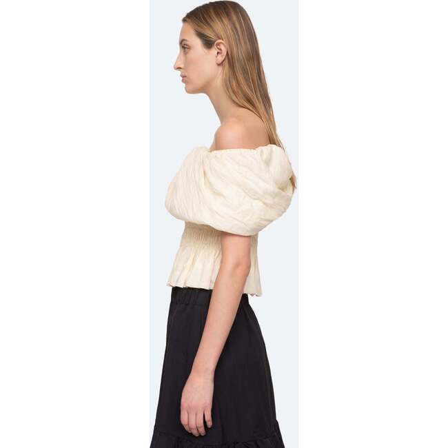 Women's Loren Top, Cream - Blouses - 2