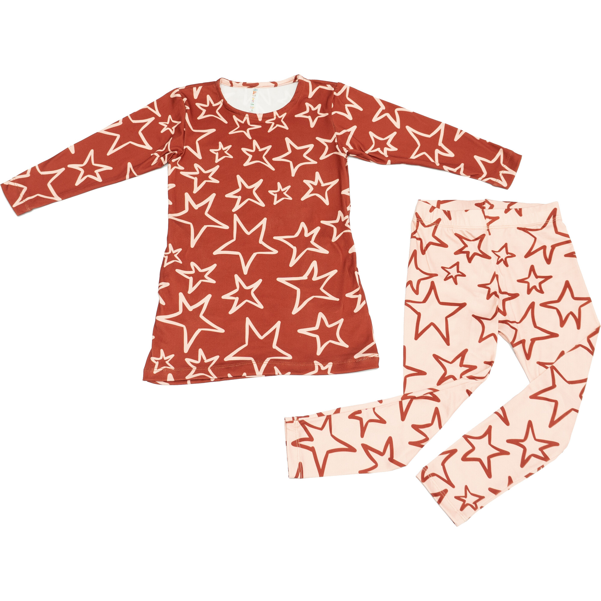 Long Sleeve Dress with Leggings, You are a star - Mixed Apparel Set - 1