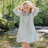 Collier Dress in Ether with Embroidery - Dresses - 2