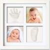 Ever Baby Hand & Footprint Keepsake Frame, Alpine White - Keepsakes & Mementos - 1 - thumbnail