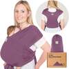 D-Lite Wrap Carrier, Dark Mauve - Carriers - 1 - thumbnail