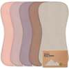 5pk Urban Baby Burp Cloths for Baby Girls and Boys, Mauve - Burp Cloths - 1 - thumbnail