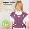 D-Lite Wrap Carrier, Dark Mauve - Carriers - 2
