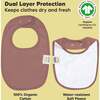 8-Pack Urban Drool Bibs Set for Baby Boys and Girls, Mauve - Bibs - 3